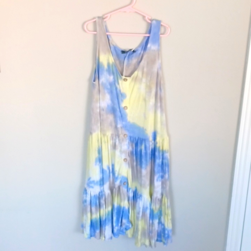 Yana K One Size American Made Tie-dye Dress